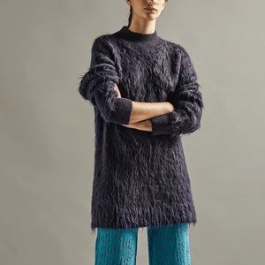 Mozh Mozh shaggy alpaca sweater (light brown)